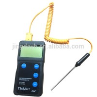 K-type Scientific Laboratory Digital Thermometer TM6801 with Stainless Steel Thermocouple