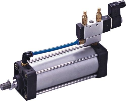 Pneumatic cylinder air cylinder with valve