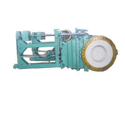 Ultra-high temperature lining water-cooled hot blast valve